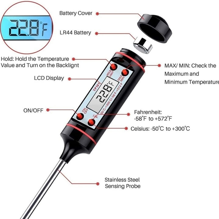 Kitchen BBQ Baked Goods Thermometer Image 4