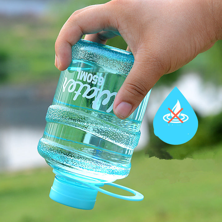 650ml Plastic Water Cup Portable And Drop Resistant Students Image 3