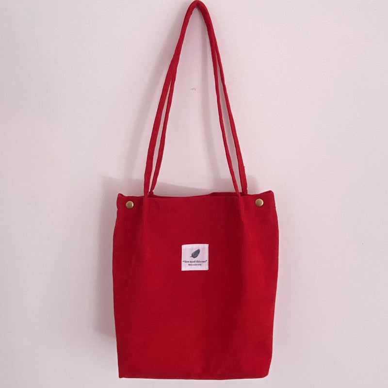 Thickened Diagonal Canvas Ladies Bag Image 3