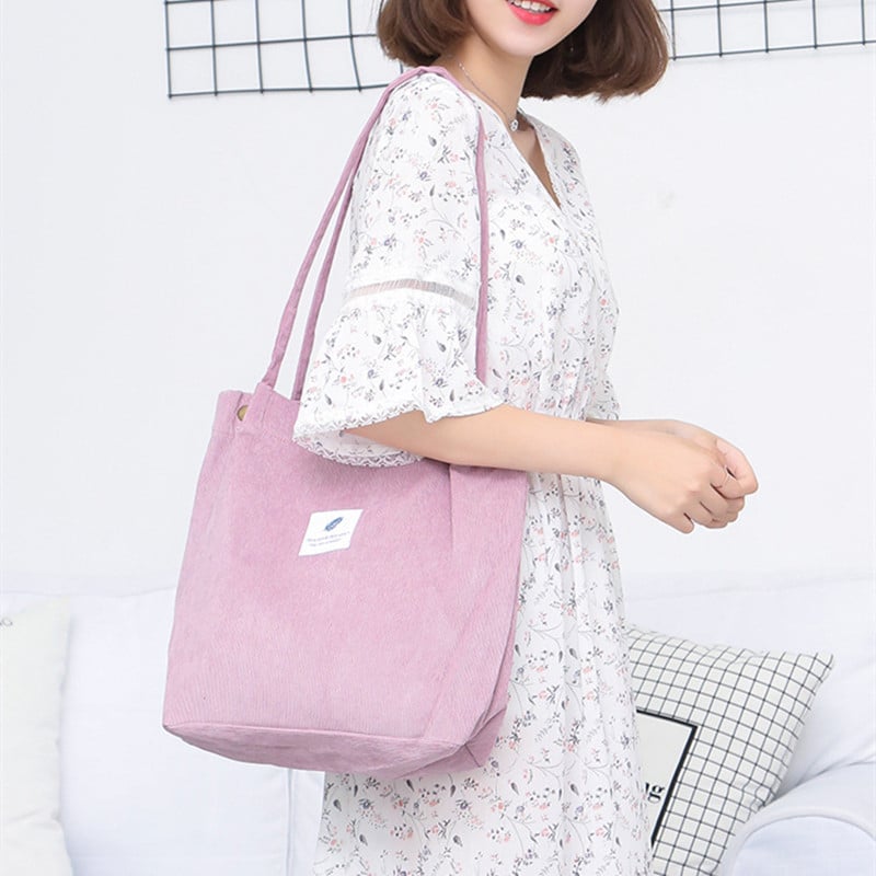 Thickened Diagonal Canvas Ladies Bag Image 1