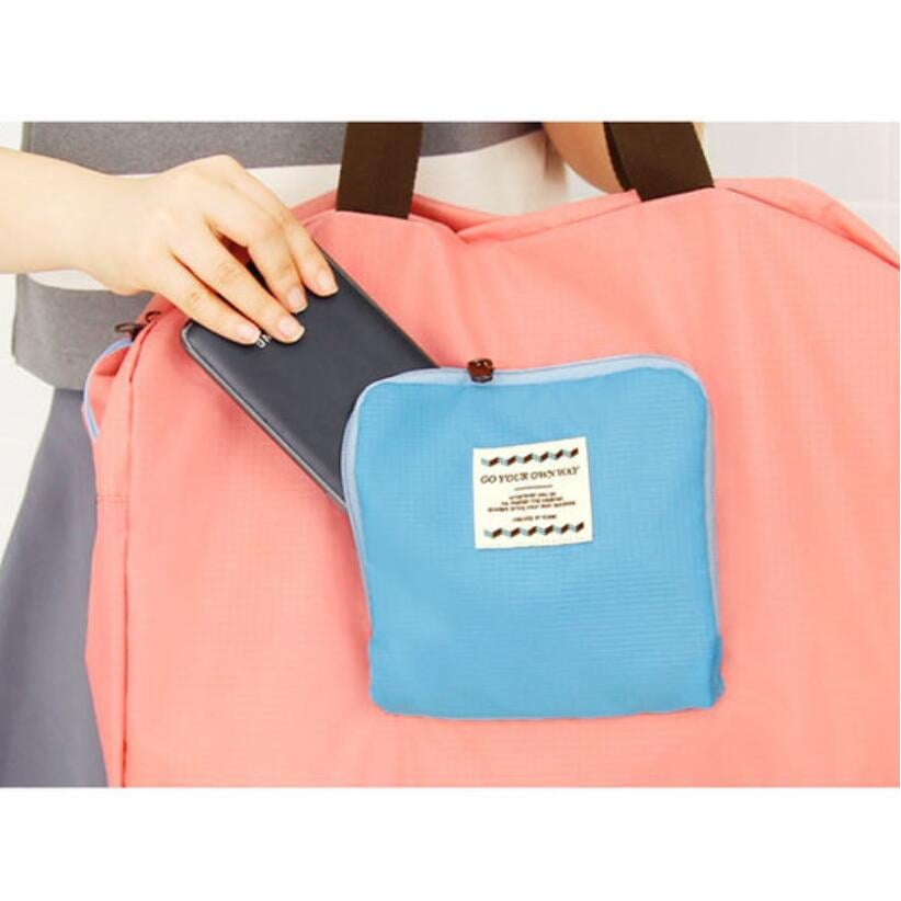 Folding Travel Shoulder Bag Shoes Clothing Storage Bag Image 4