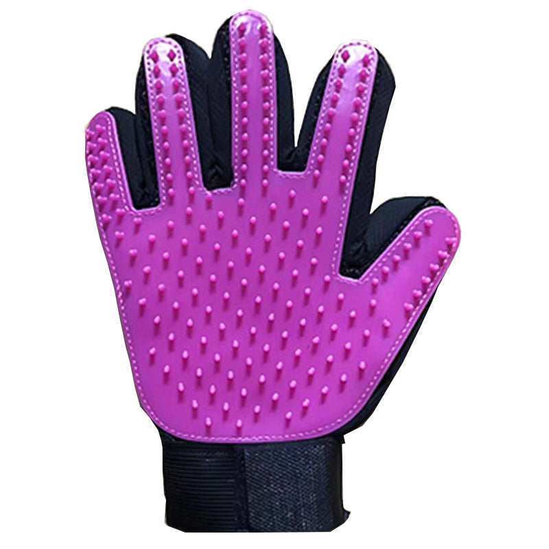 2-Pack Lush Cat Gloves Pet Cleaning Brush Left and Right Hand Image 11