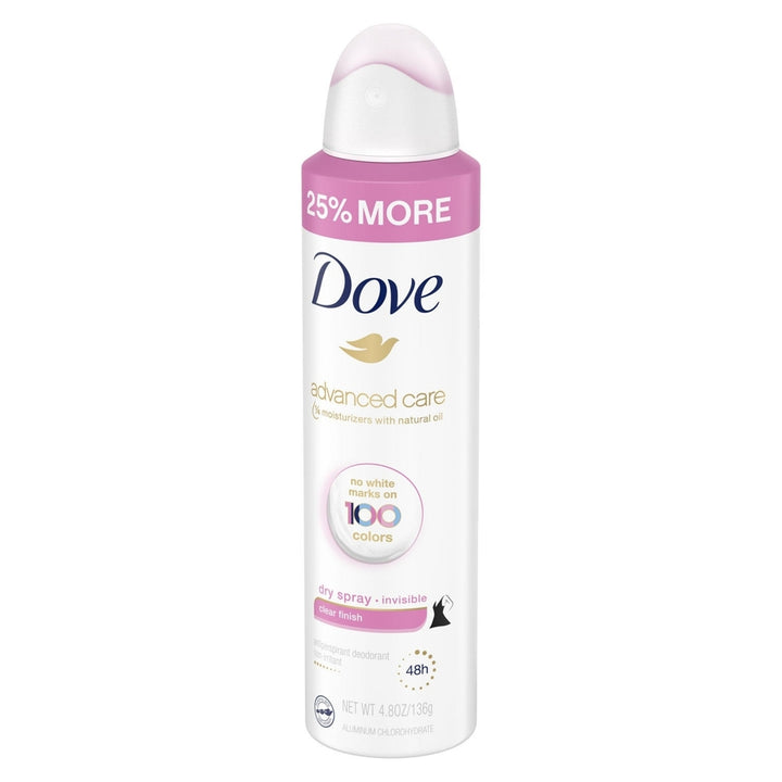 Dove Womens Invisible Dry Spray Antiperspirant Deodorant4.8 Ounce (Pack of 3) Image 3