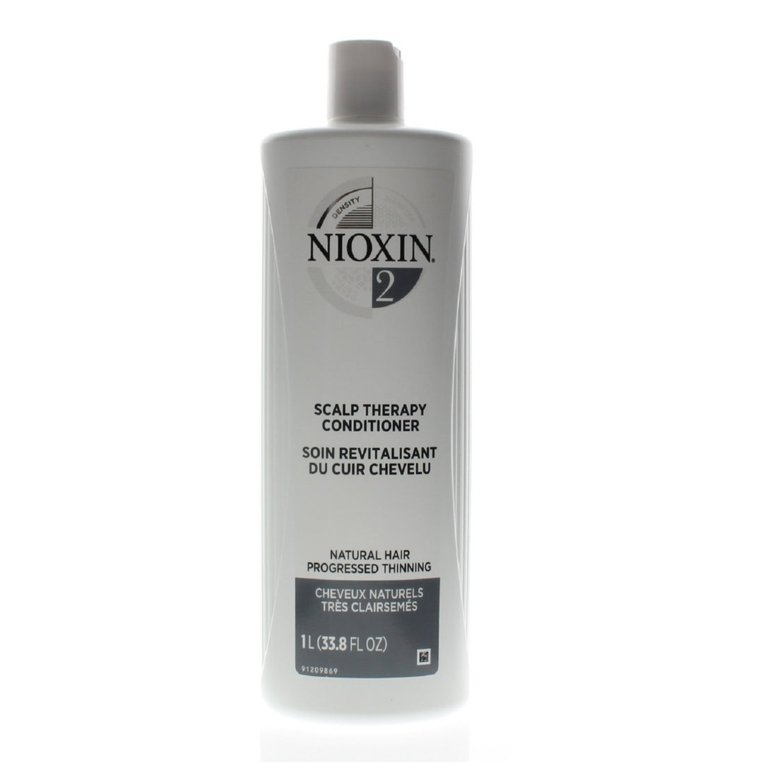 Nioxin System 2 Scalp Therapy ConditionerFine Hair 33.8oz/1 Liter Image 1