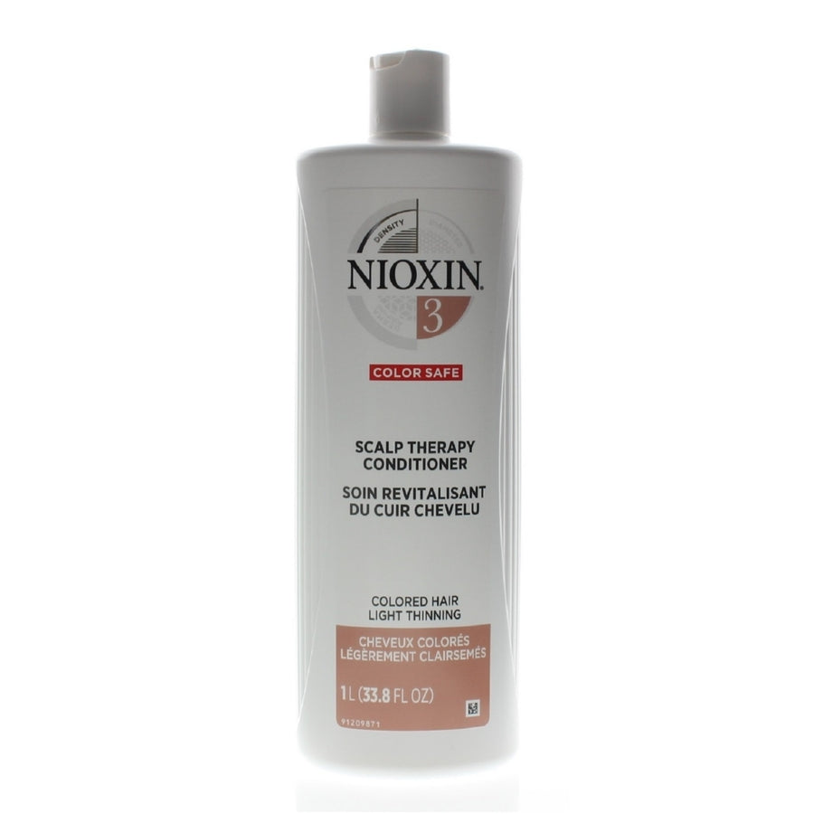 Nioxin System 3 Scalp Therapy Conditioner,???Fine Hair 33.8oz/1 Liter Image 1