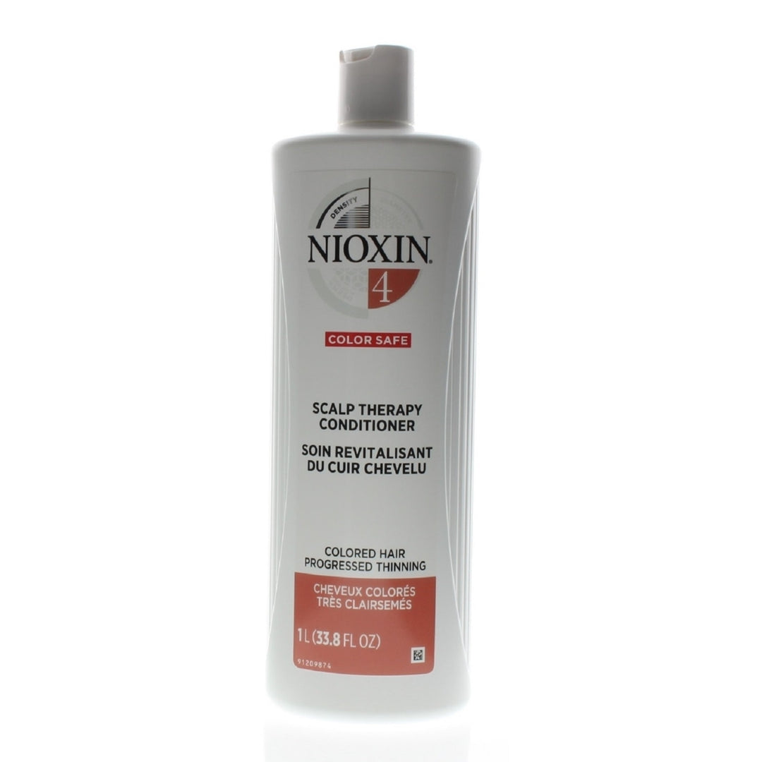 Nioxin System 4 Scalp Therapy Conditioner,???Fine Hair 33.8oz/1 Liter Image 1