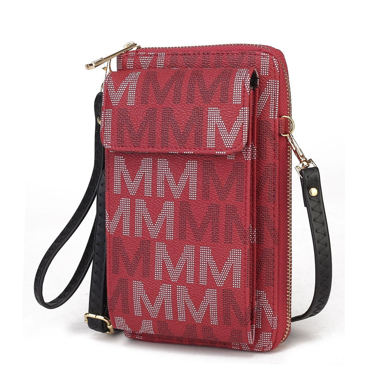 MKF Collection Cossetta Cell Phone Crossbody Handbag Wallet by Mia K. Image 8