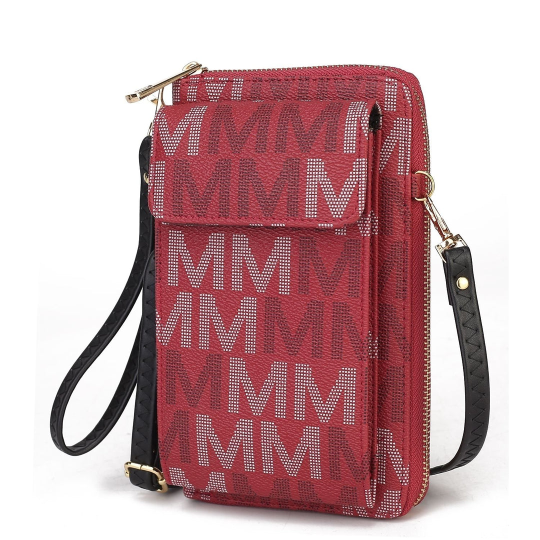 MKF Collection Multi-Functional Cossetta Cell Phone Crossbody Bag Handbag Wallet Purse by Mia K. Image 1