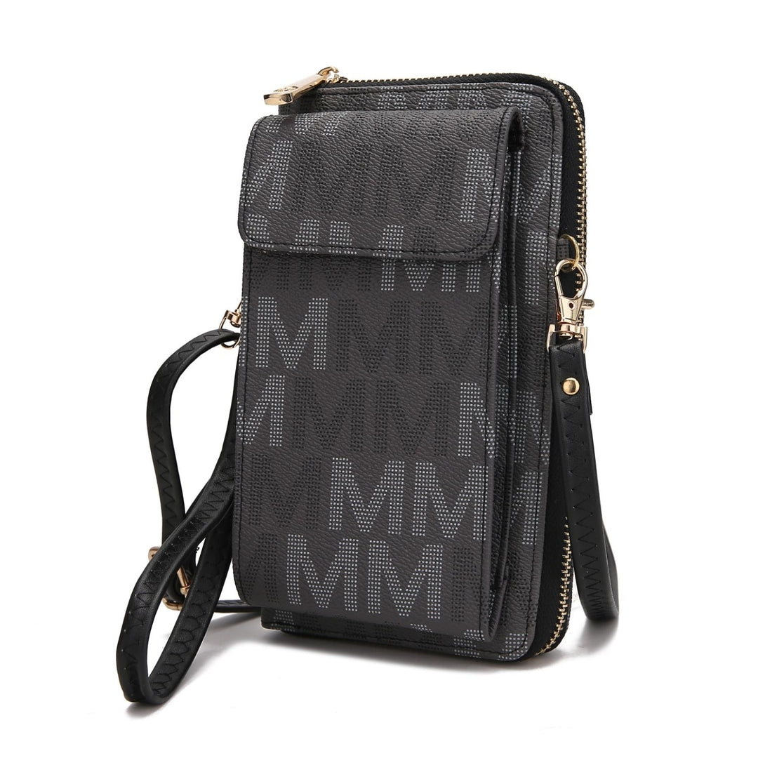 MKF Collection Cossetta Cell Phone Crossbody Handbag Wallet by Mia K. Image 9