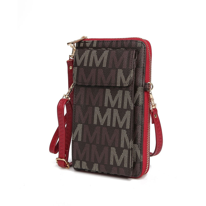 MKF Collection Multi-Functional Cossetta Cell Phone Crossbody Bag Handbag Wallet Purse by Mia K. Image 1