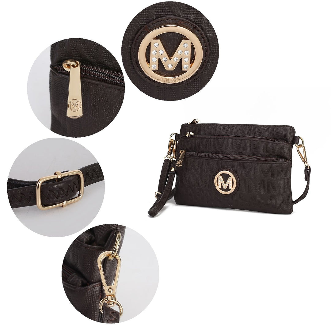 MKF Collection Sarai Crossbody Handbag Wristlet by Mia K. Image 10