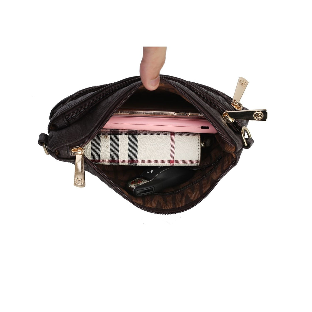 MKF Collection Sarai Crossbody Handbag Wristlet by Mia K. Image 9