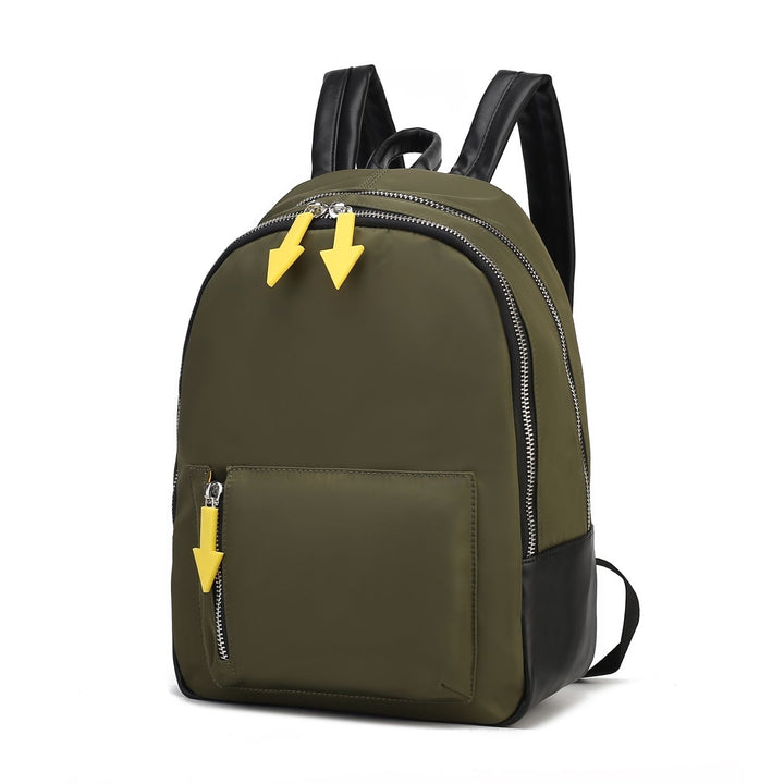 MKF Collection Multi-Compartment Shoulder Bag Sutton Arrow Unisex Backpack by Mia K. Image 4