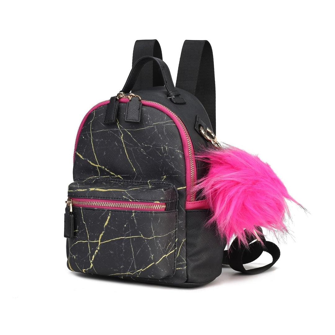 MKF Collection Multi-Compartment Shoulder Bag Nori Backpack by Mia K. Image 1