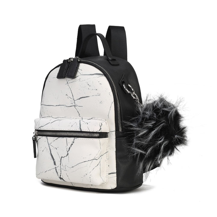 MKF Collection Multi-Compartment Shoulder Bag Nori Backpack by Mia K. Image 1