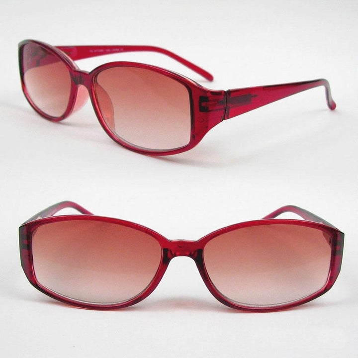 Classic Sun Readers Full Lens Spring Hinges Reading Sunglasses for Women Image 4