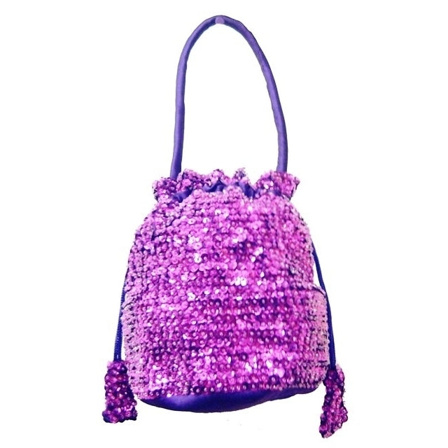 Sequin Purse Purple SP23 Image 1