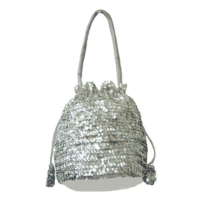 Sequin Purse Silver SP23 Image 1