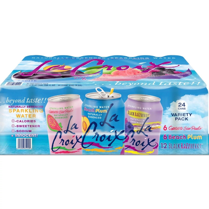 La Croix Black Razz Berry Sparkling Water Variety Pack 24 - 12 Fluid Ounce Cans Image 1