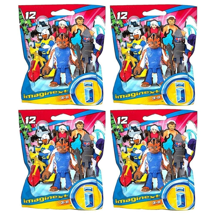 Imaginext Series 12 Surprise Bag 4-Pack Figures w/ Accessories Fisher-Price Image 1