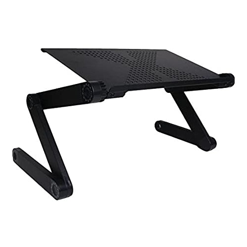 360 Adjustable Foldable laptop Desk Aluminum Table Stand Bed Notebook Tray Image 1