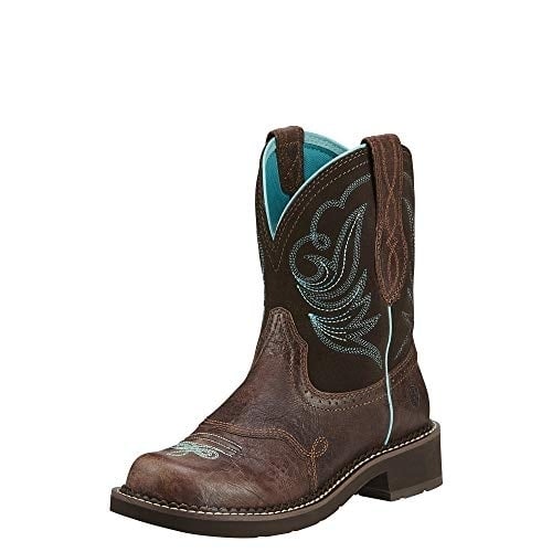 Ariat Womens Fatbaby Dapper Western Boots Royal Chocolate 10016238 Size Options Image 1