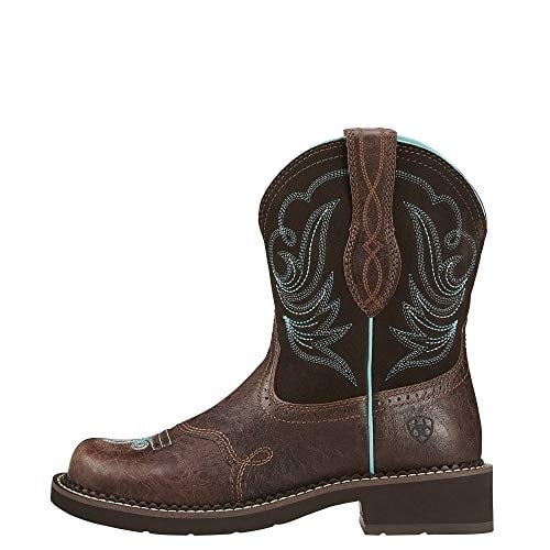 Ariat Womens Fatbaby Dapper Western Boots Royal Chocolate 10016238 Size Options Image 3