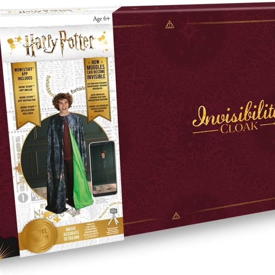 Harry Potter Invisibility Cloak Deluxe Edition Special Effects Costume Cape WOW Stuff Image 3