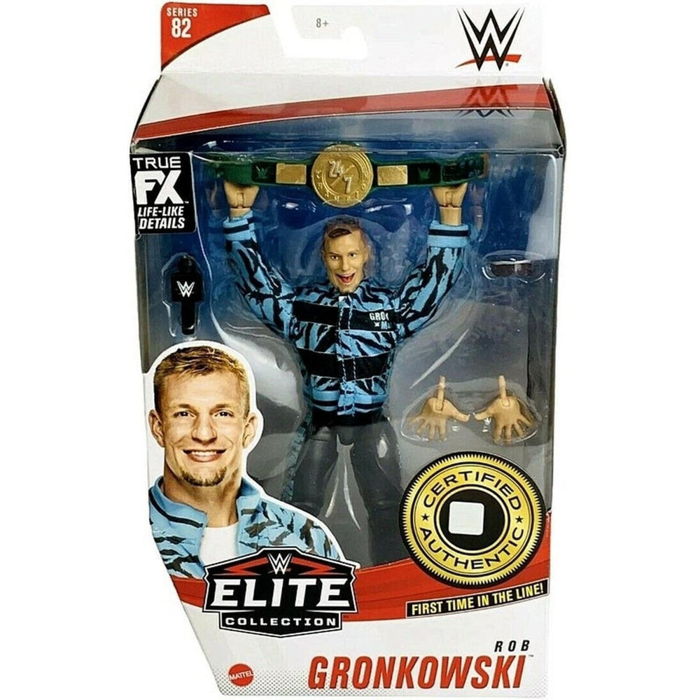 WWE Rob Gronkowski NFL Wrestling Figure Series 82 Elite Superstar Mattel Image 2
