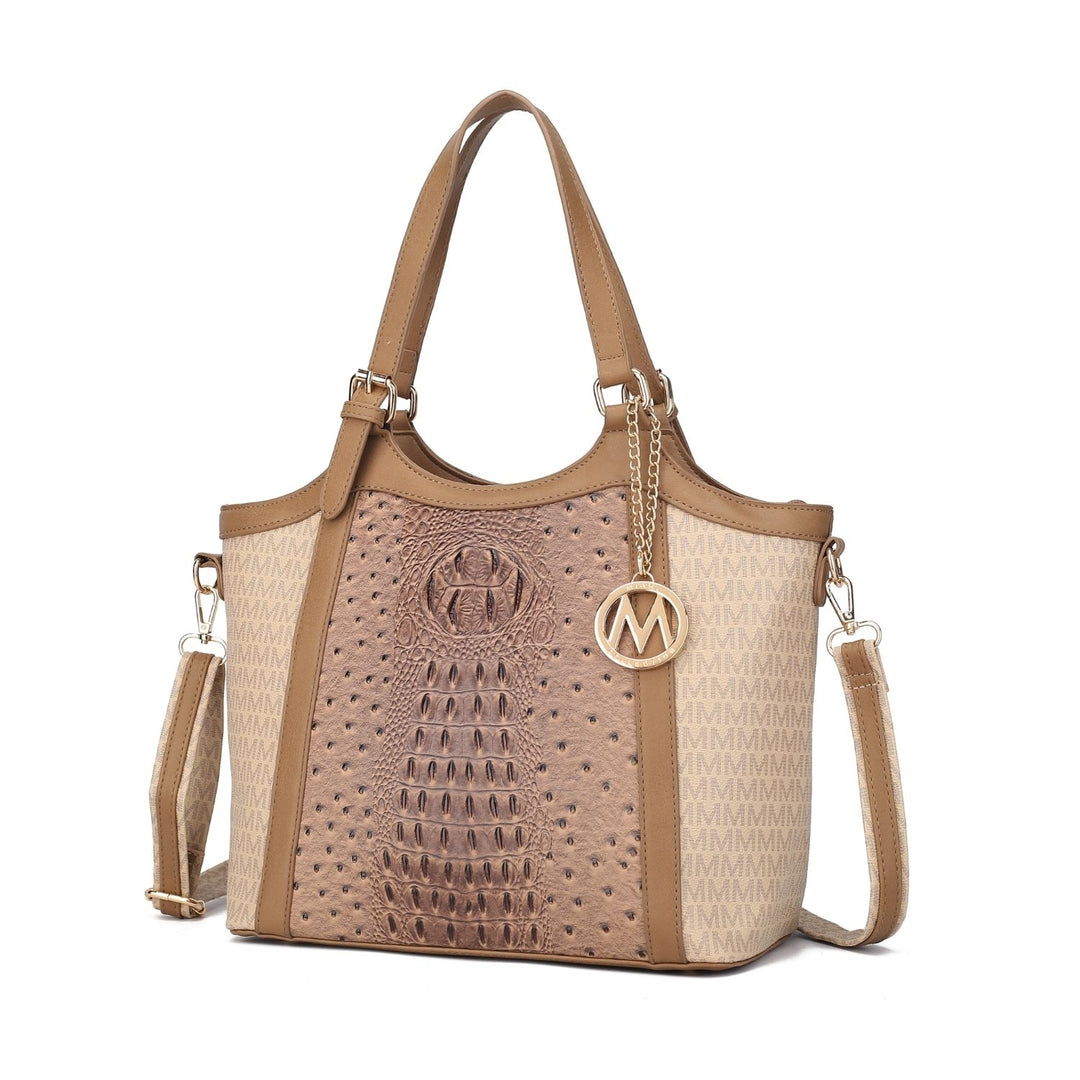 MKF Collection Ramona Tote Handbag Crossbody Multi-Functional Shoulder Bag by Mia K. Image 3