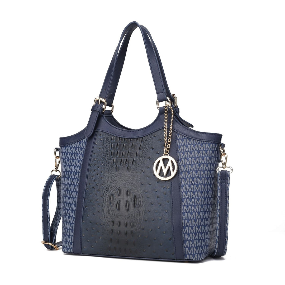 MKF Collection Ramona Tote Handbag Crossbody Multi-Functional Shoulder Bag by Mia K. Image 7