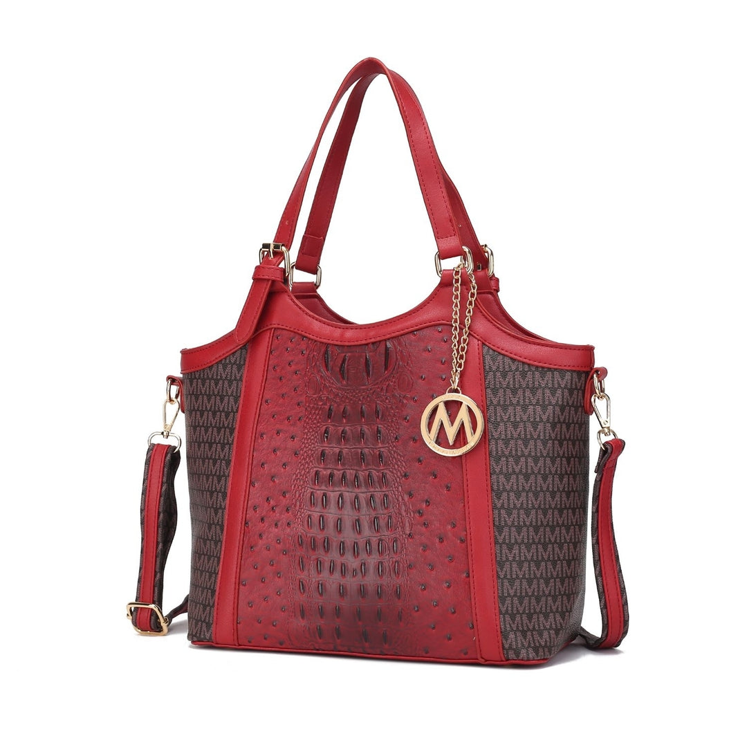 MKF Collection Ramona Tote Handbag Crossbody Multi-Functional Shoulder Bag by Mia K. Image 2