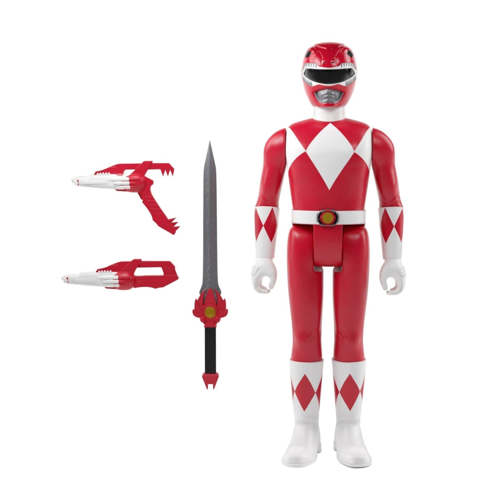 Mighty Morphin Power Rangers Red Ranger Wave 1 Saban Action Figure Super7 Image 2