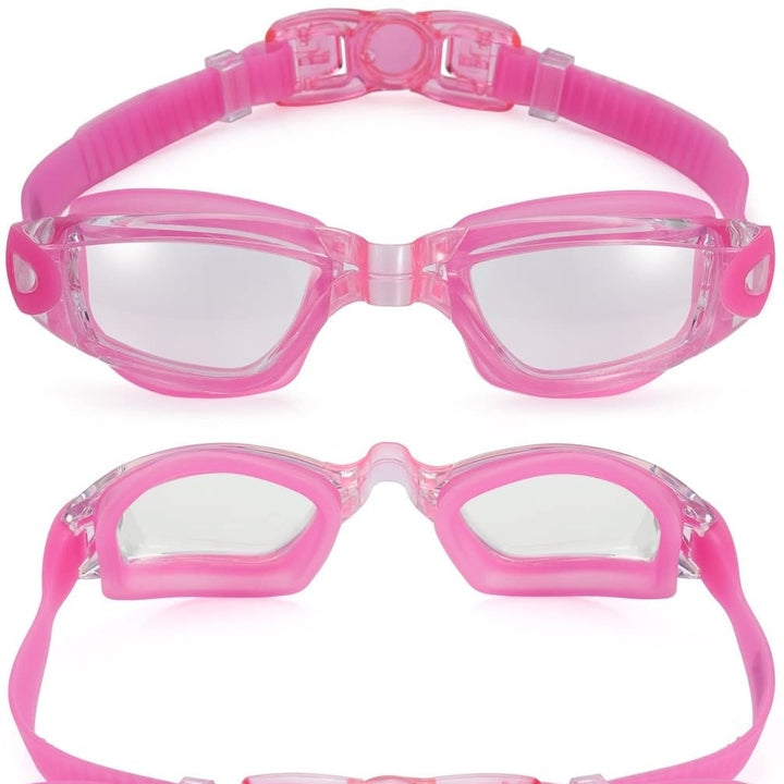 Anti-Fog Unisex Swim Goggles with Protective Case- 3 Colors Image 3