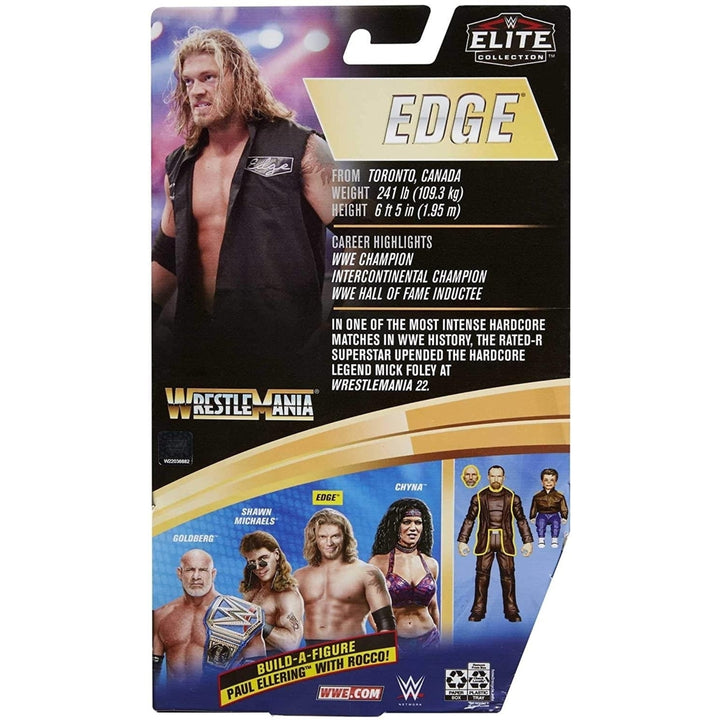 WWE Wrestlemania Elite Collection Edge Wrestling Action Figure Articulated Mattel Image 3