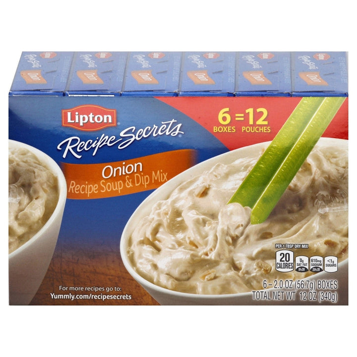 Lipton Onion Recipe Soup and Dip Mix 2 Ounce (Pack of 6) Image 1