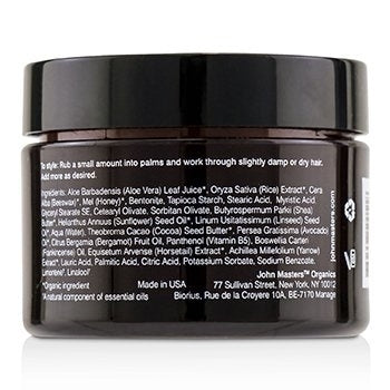 John Masters Organics Hair Paste (Medium Hold / Matte Finish) 57g/2oz Image 1