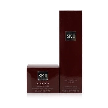 SK II Ageless Beauty Essentials Set: R.N.A. Power Moisturizing Cream 80ml + Facial Treatment Essence 230ml 2pcs Image 3