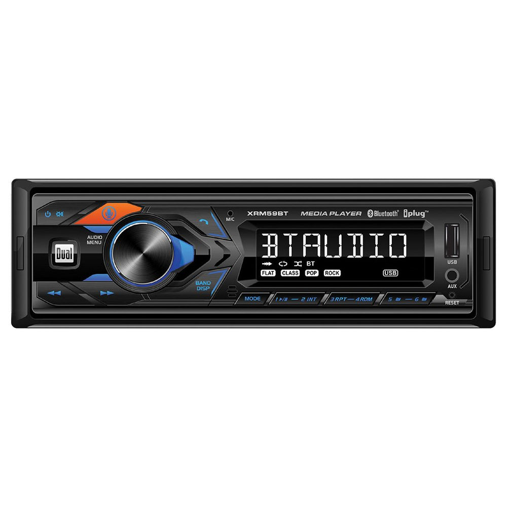 (Pack of 2 )Dual XRM59BT Single-DIN in-Dash All-Digital Media Receiver with Bluetooth Image 2