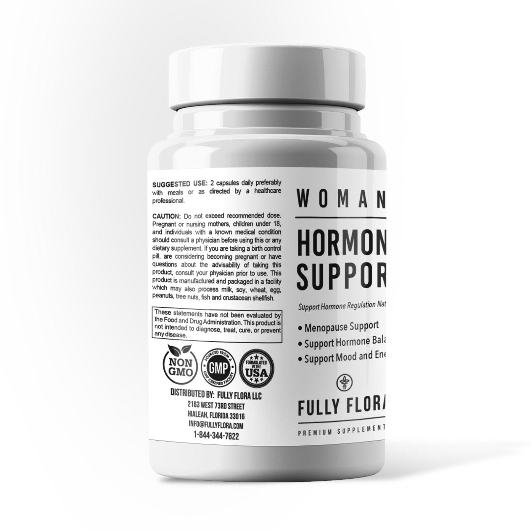 Fully Flora Womens Hormone Support Supplement Menopause Relief Black Cohosh Image 2