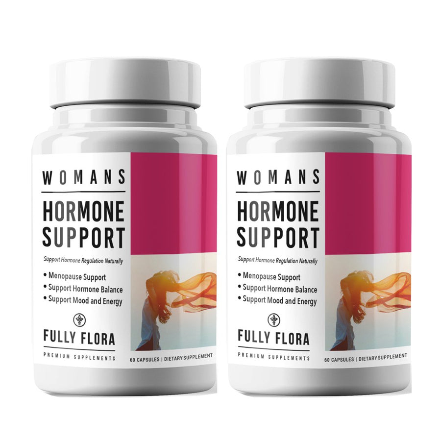 Fully Flora Womens Hormone Support Supplement 2 Bottle Pack Menopause Relief Image 1