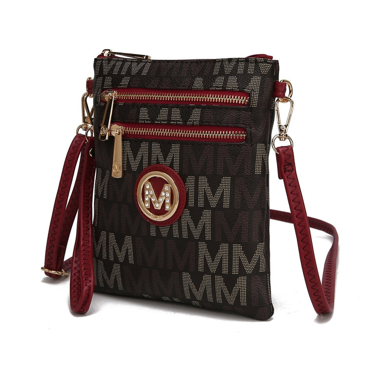 MKF Collection Caddy Phone Wallet Crossbody Cassia Medium Satchel HandHandbag by Mia K. Image 6