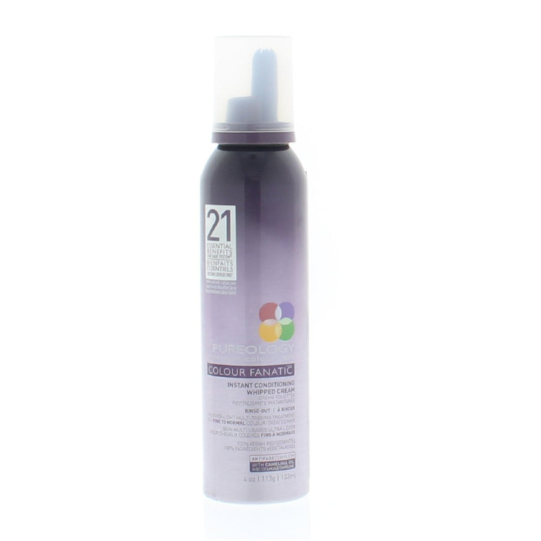 Pureology Colour Fanatic Whipped Cream 4oz Instant Conditioner for Fine Hair Image 1