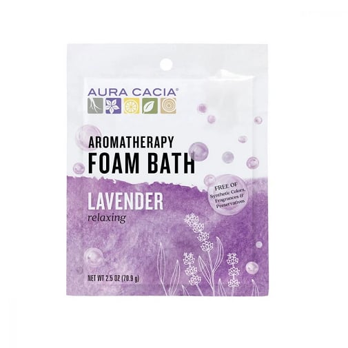 Aura Cacia Aromatherapy Foam Bath Relaxing Lavender Image 1