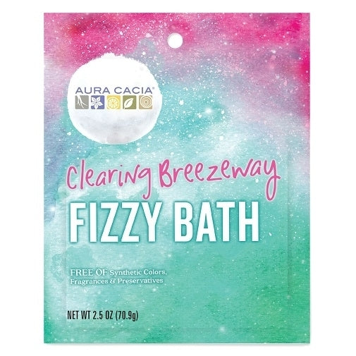Aura Cacia Clearing Breezeway Fizzy Bath Image 1