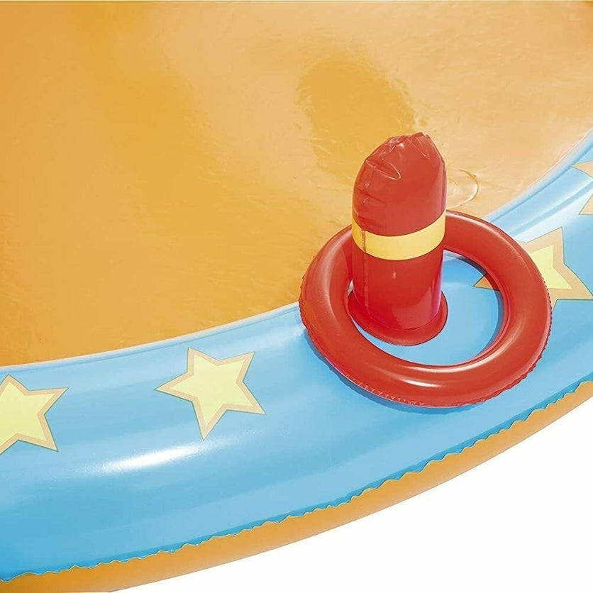 Kids Inflatable 14 Pool Lil Champ Play Center Slide Sprinkler Outdoor Fun Bestway Image 4