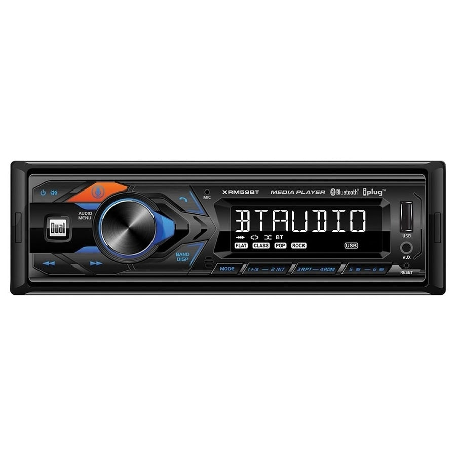 Dual XRM59BT Single-DIN in-Dash All-Digital Media Receiver with Bluetooth Image 1