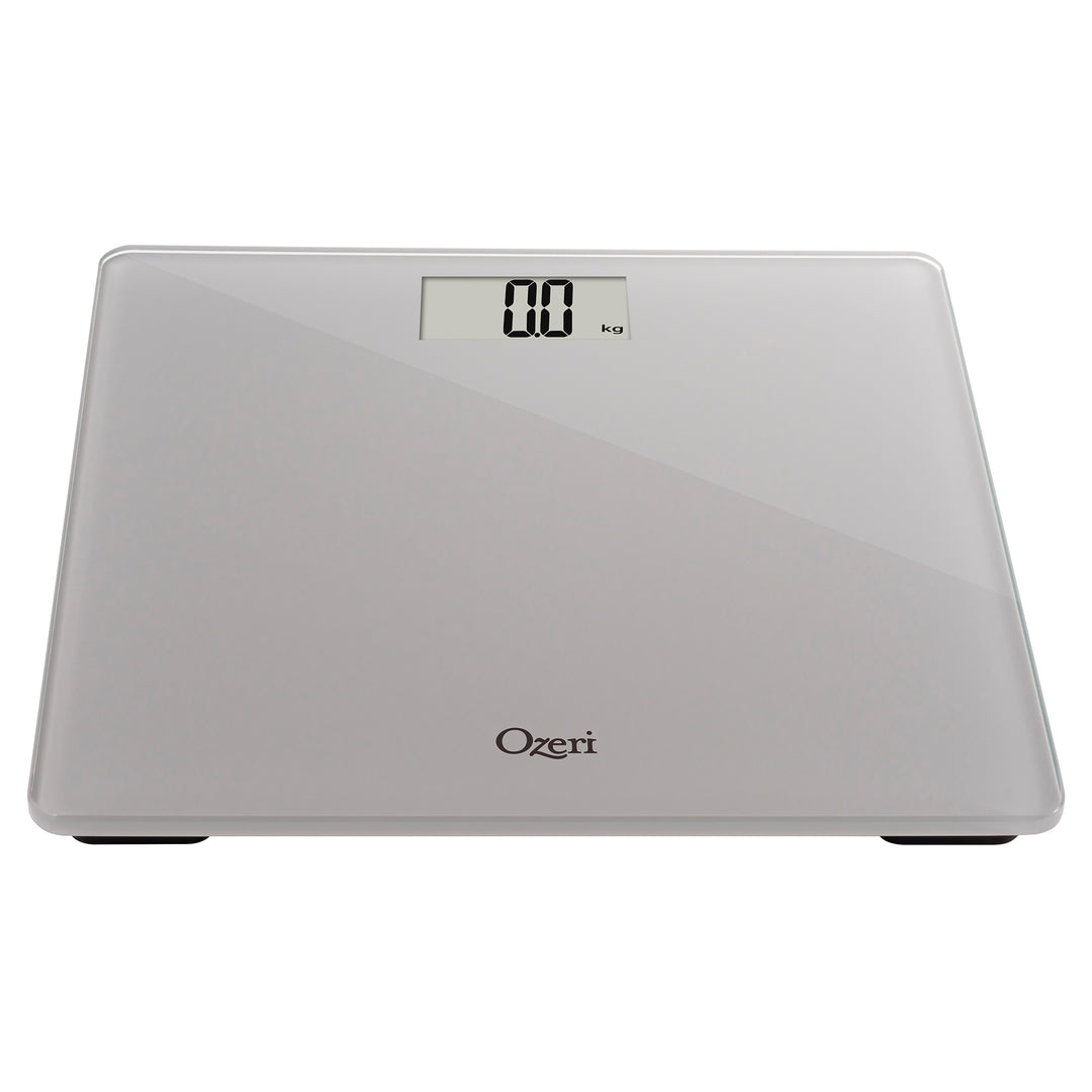 Ozeri Precision Body Weight Scale (440 lbs Step-on Bath Scale) in Tempered Glass Image 11