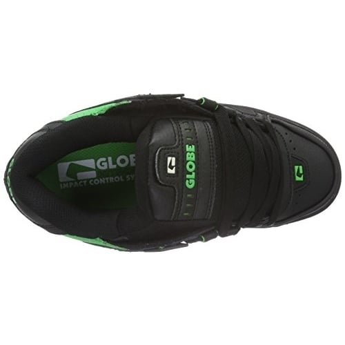 Globe Mens Sabre Skate Shoe Black Phantom Split GBSABR-20522 Action Nubuck Image 4