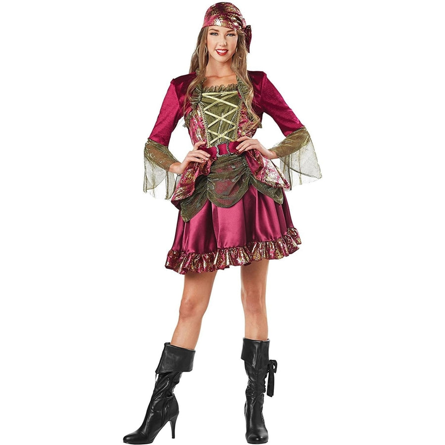 Lady Pirate She-Pirate Captain size S 4/6 Womens Costume Dress Seasons Image 1